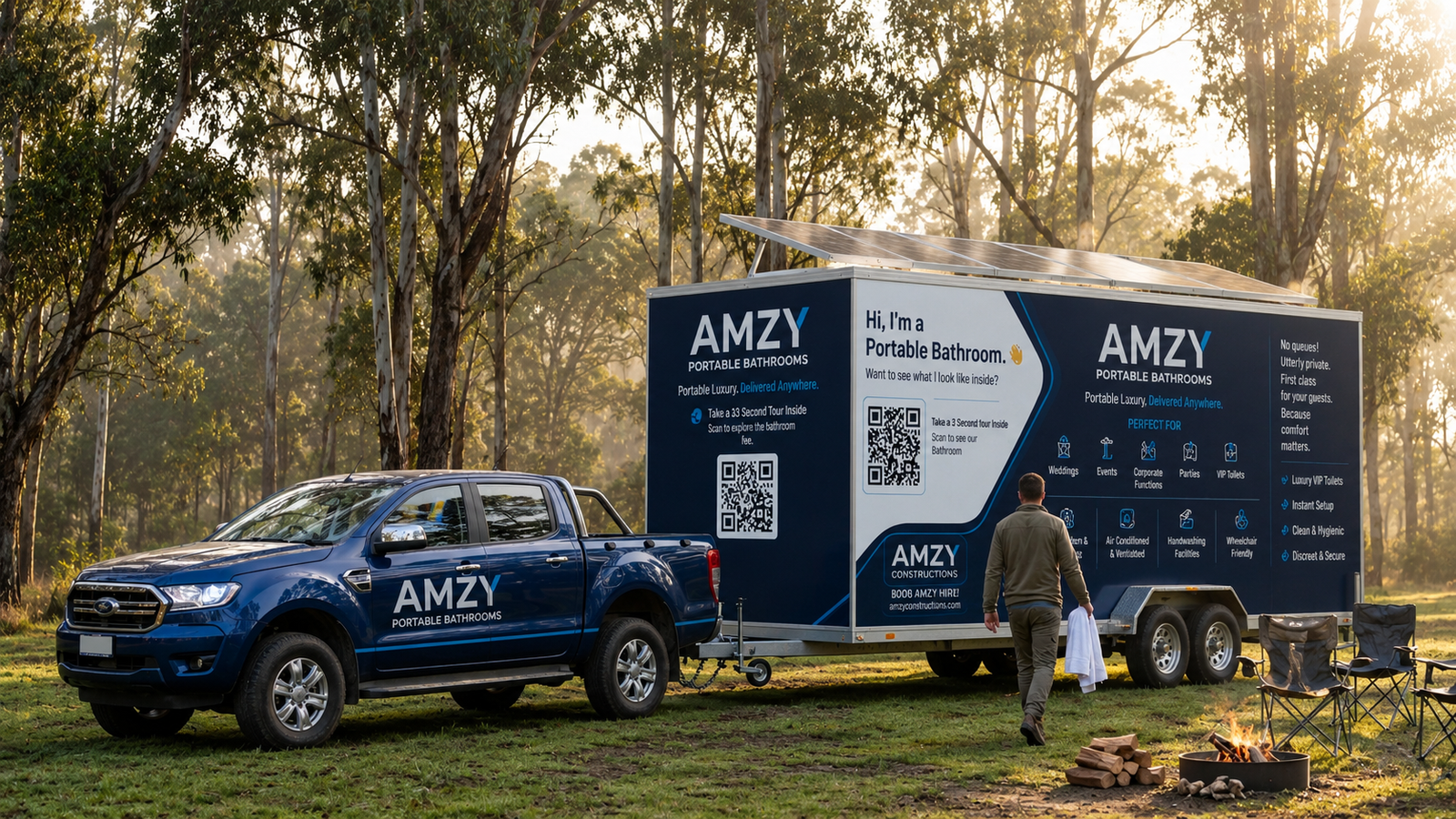 AMZY Portable Bathroom unit