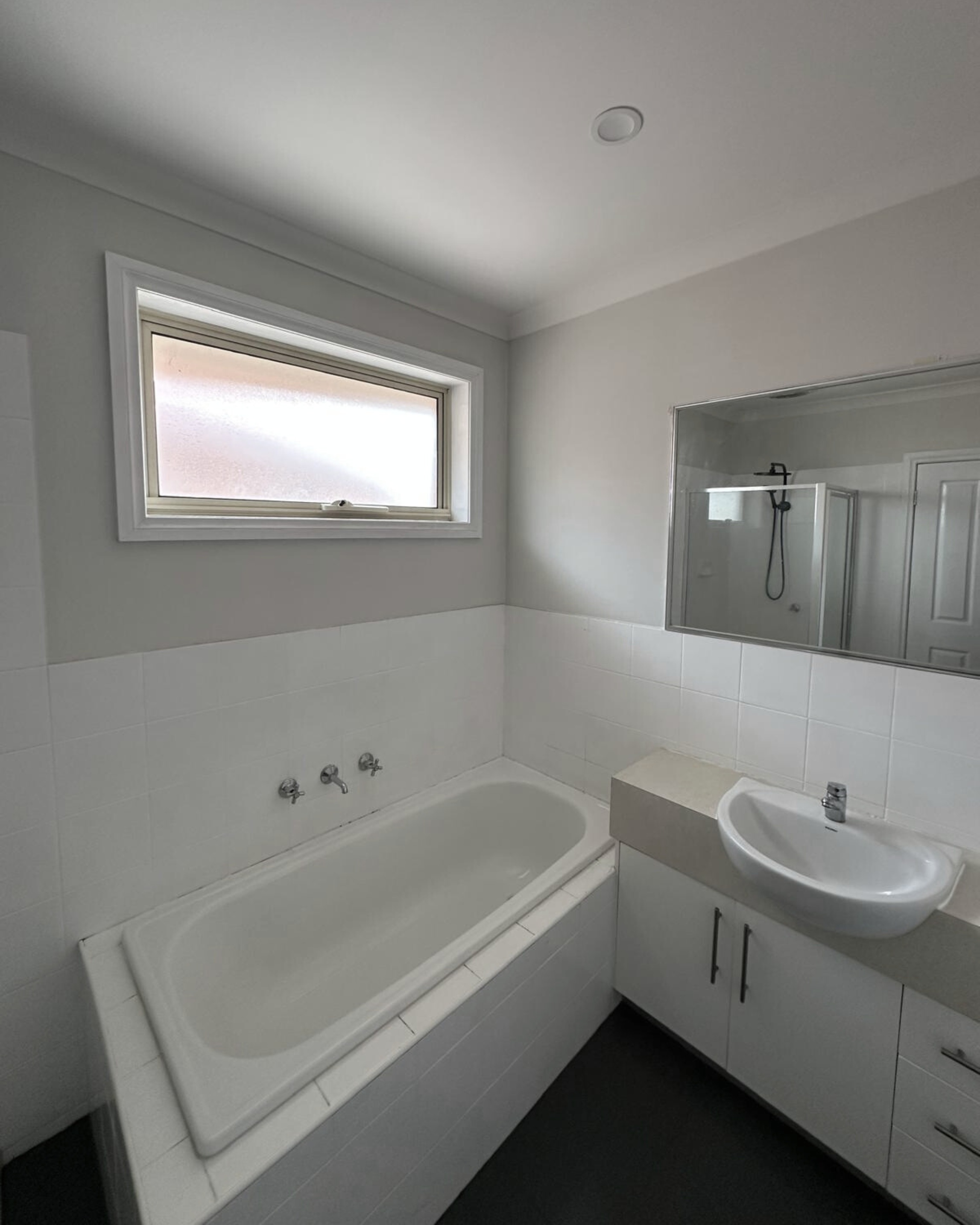 Modern Bathroom Makeover by Amzy Constructions - Before