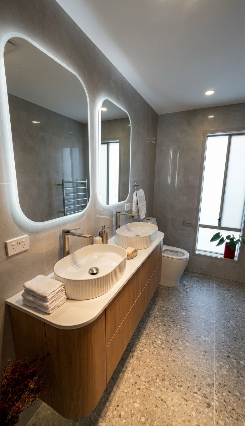 Unused Wardrobe &amp; Bathroom Transformed into a Modern Luxury Ensuite